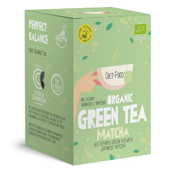 Herbata zielona z matchą green tea matcha BIO (20x2g) 40g